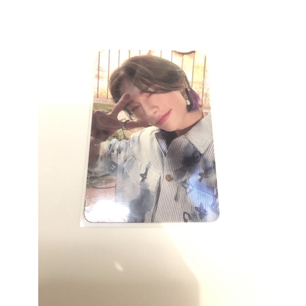 [BOOKED] PC Photocard Hyunjin Konsep Concept C Peace Denim Biru Noeasy Stray Kids