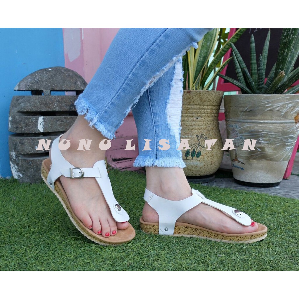 NLT Sandal Sendal Wanita Terbaru Jepit Tali Belakang