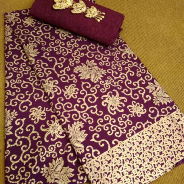 set kain batik dan embos