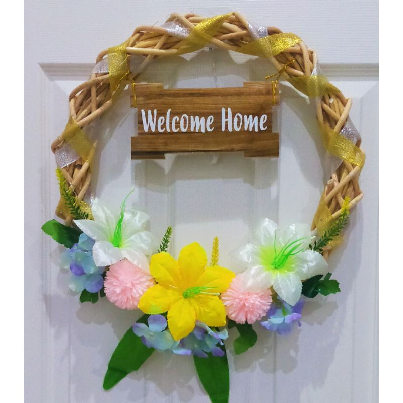 Hiasan Pintu Welcome Home Jumbo Hiasan Dinding Dekorasi Rumah