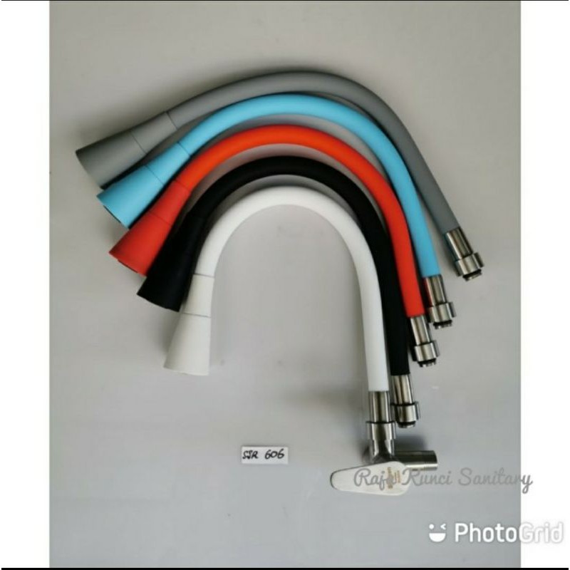 Kran Angsa Flexibel Cuci Piring /Kran Tembok Kitchen Sink/Kran Angsa Per Tembok Stainless SUS 304