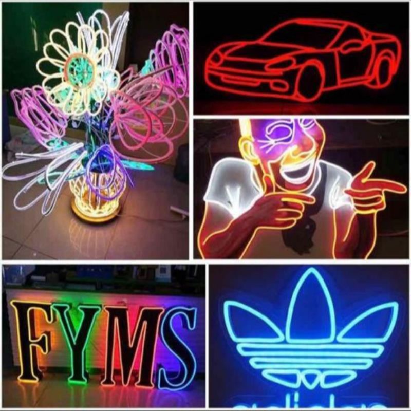 Paket komplit neon flex RGB 20m