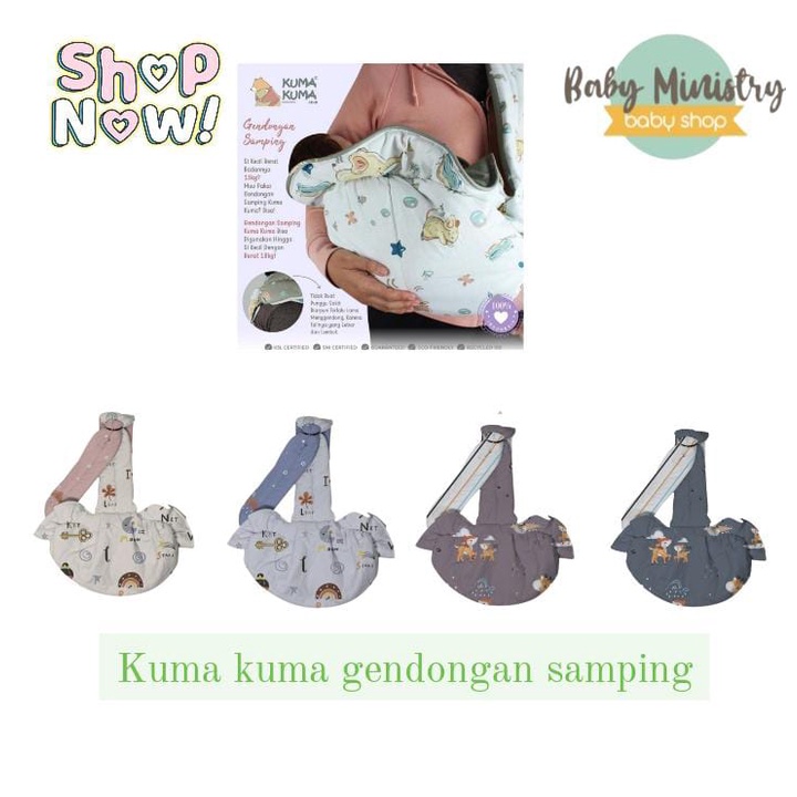 KUMA KUMA GENDONGAN SAMPING / GENDONGAN BAYI