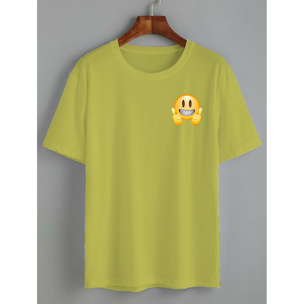 kaos emoji behel / kaos emoji / kaos KATUN 24S