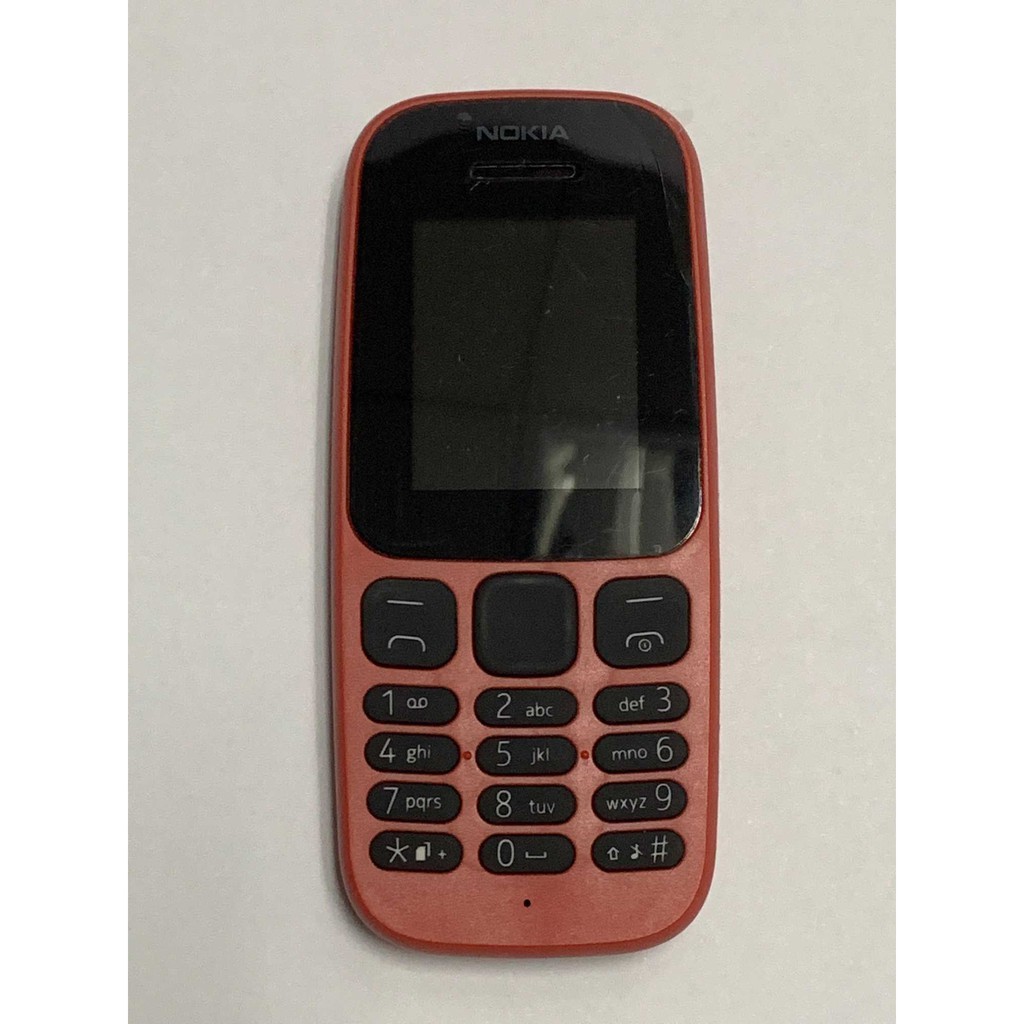 CUPID hp nokia 105 2017 murah garansi toko dual sim-Merah
