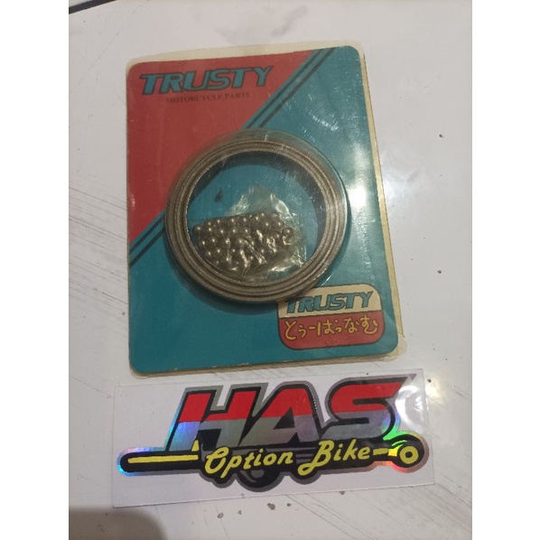 tatakan pelor bearing per CVT mio racing trusty sleding pulley