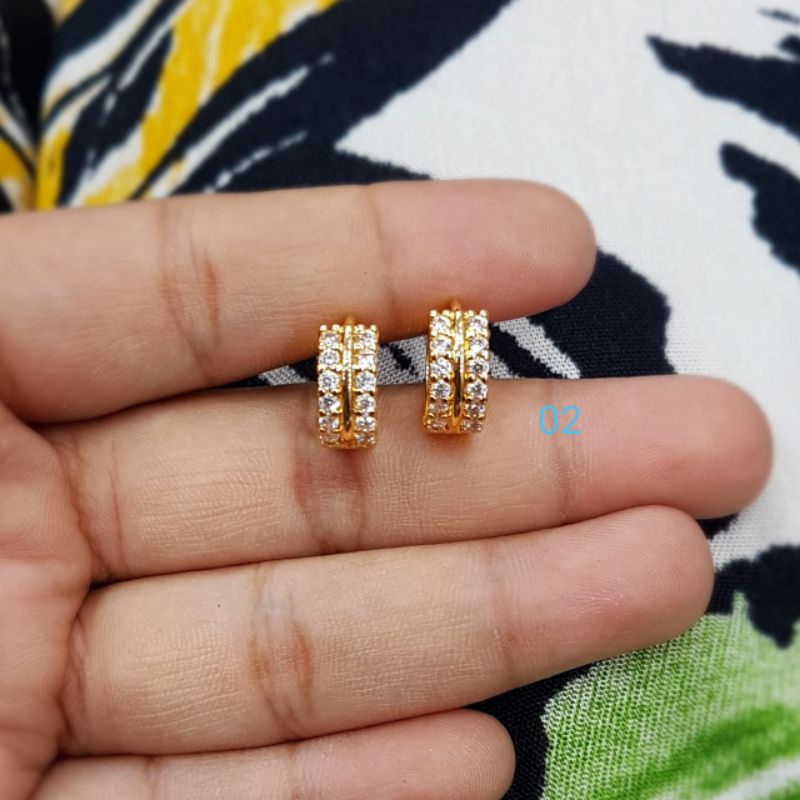 anting titanium asli cantik awet tahan lama