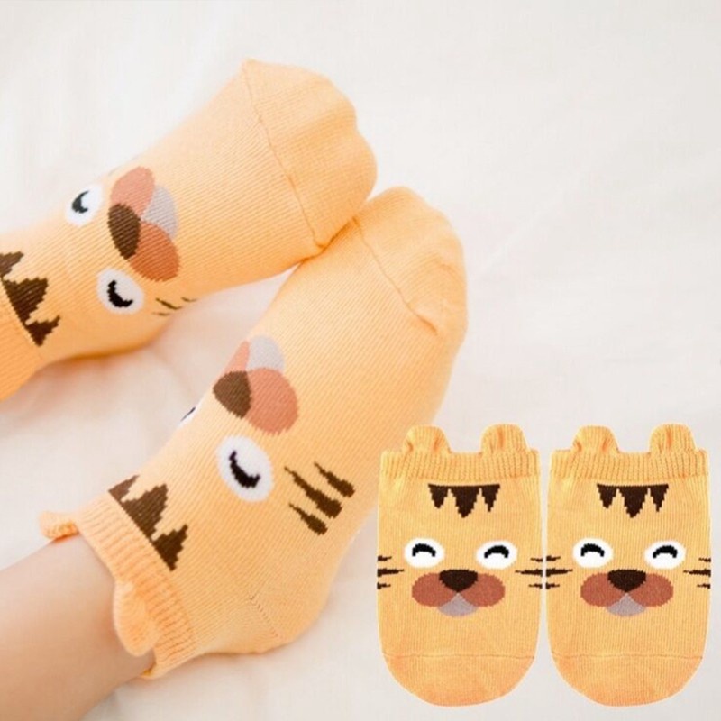 Kaos Kaki Bayi Motif Hewan Kaos kaki Anak Karakter KaosKaki Anti Slip Baby Socks Animal Cute/C87-88