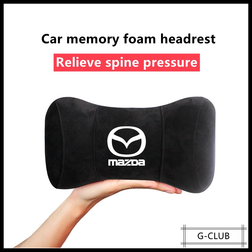 G-club Bantal Leher Memory Foam Lembut Nyaman Untuk mazda CX7 CX9 CX5 cx3