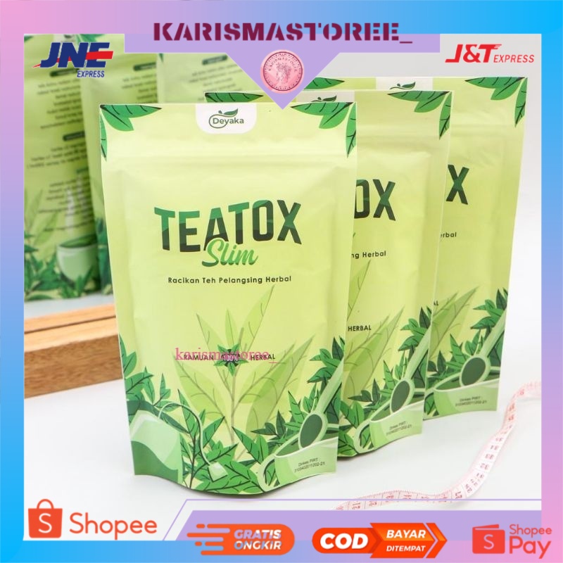 

Teatox Slimming Detox Tea Teh Pelangsing Herbal Ampuh