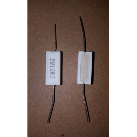 resistor kapur 10ohm 5watt / R KAPUR 10 OHM 5 W