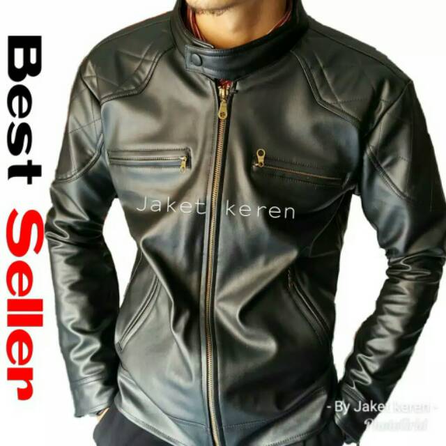 JAKET PRIA Trend Laki Laki Cowok Abu Hitam Merah Kombinasi Modis Trendy COUGLE!!! F671!!