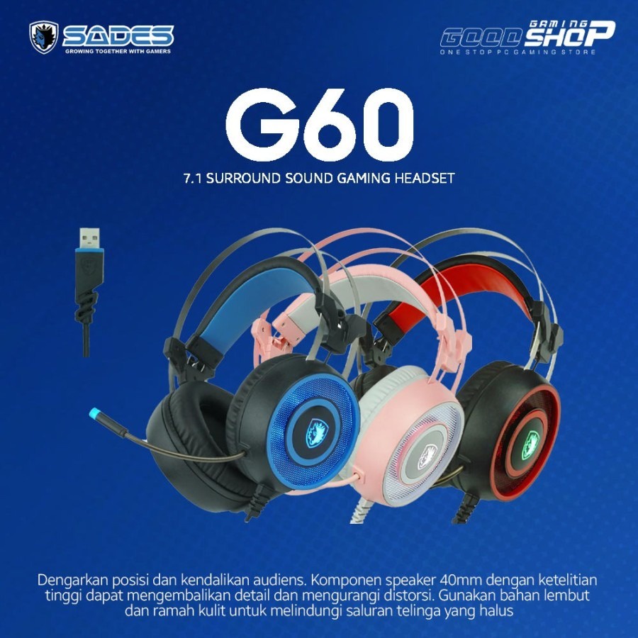 Sades G60 - Gaming Headset