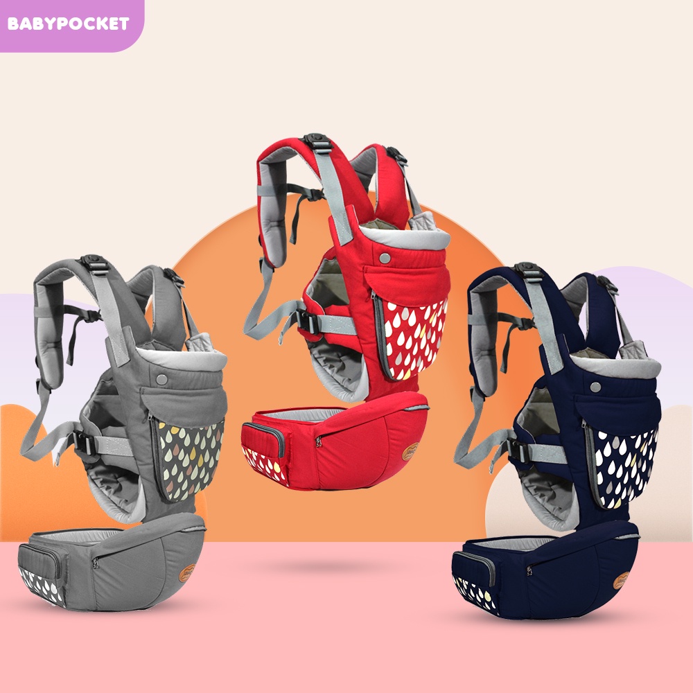 Gendongan Hipseat Carrier 9 in 1 Dialogue Baby Splendid Series DGG1026