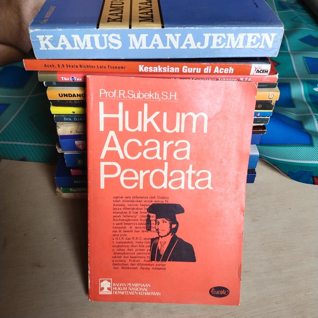 Buku Original Hukum Acara Perdata - Prof R Subekti SH