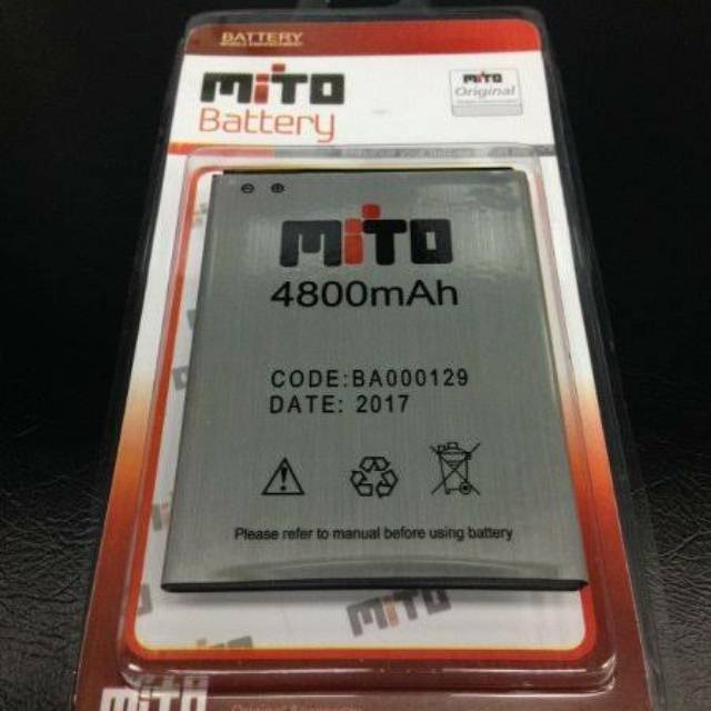 Baterai MITO A39 ( BA00129 ) Batre Baterai Original Mito