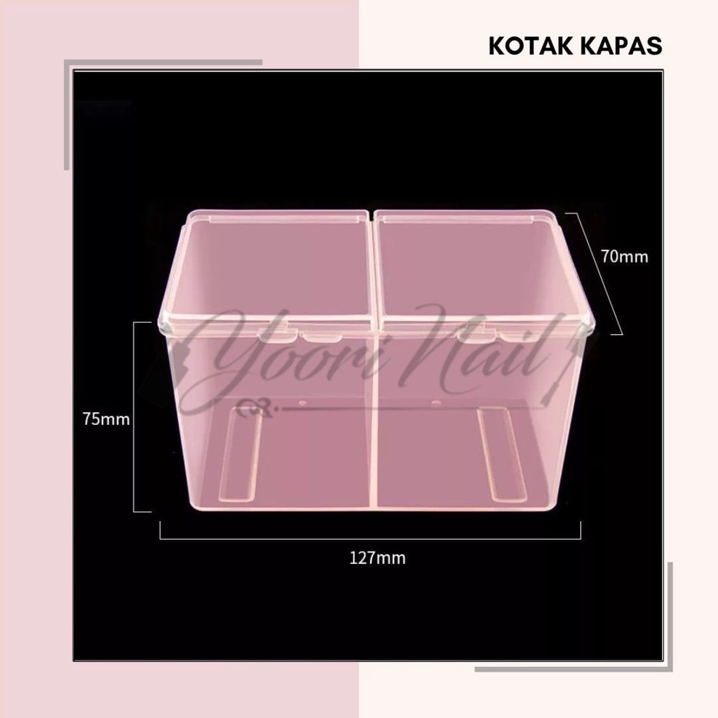 Kotak kapas storage box multifungsi kotak serbaguna cotton box