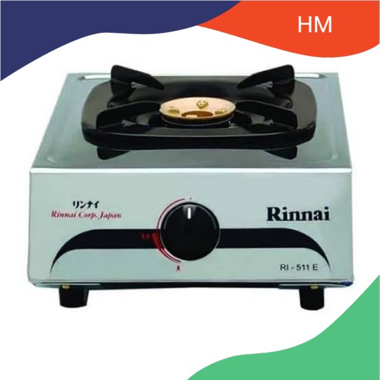 KOMPOR Gas Rinnai 1 tungku RI 511 E stainless