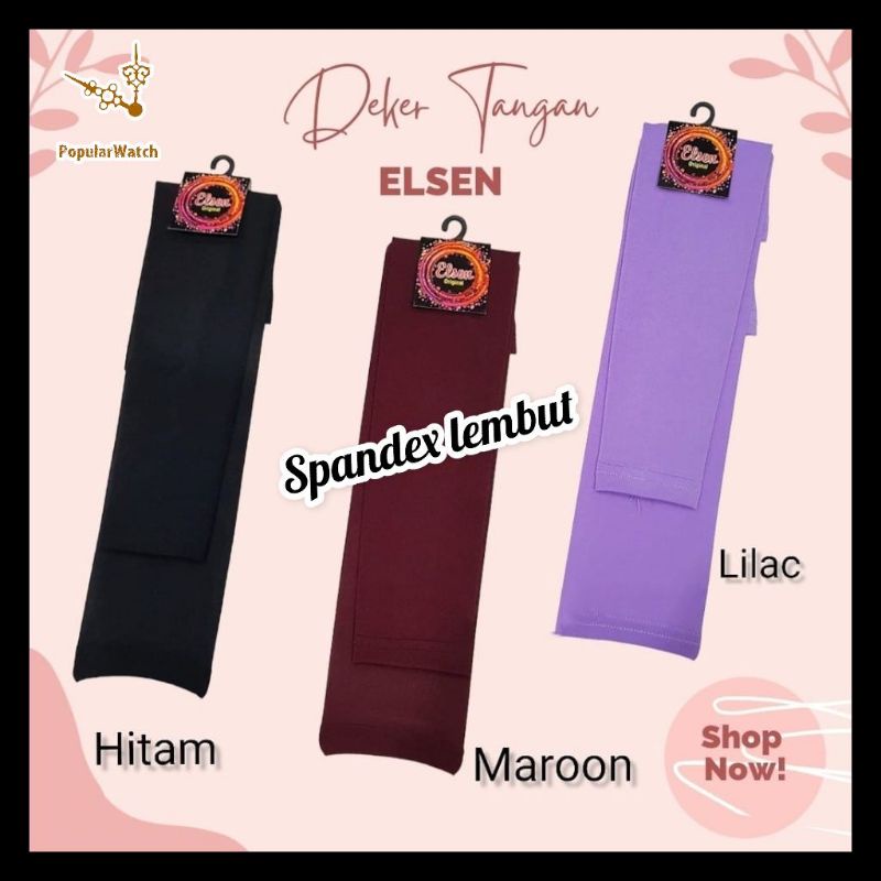 COD! READY manset tangan hijab trendy elastis/Handsock ELSEN bahan dijamin lembut