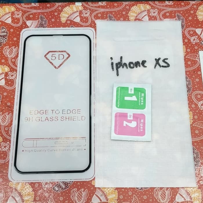 Tempered glass full iphone XS iphoneXS kaca golira glass full mantap