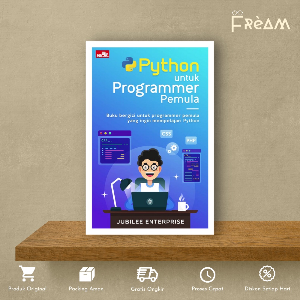 Buku Komputer Python untuk Programmer Pemula by Jubilee Enterprise