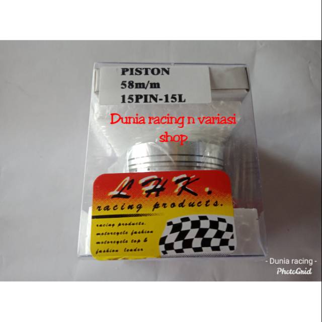 Piston LHK 58 58.5 Pin 15 asli dan original LHK