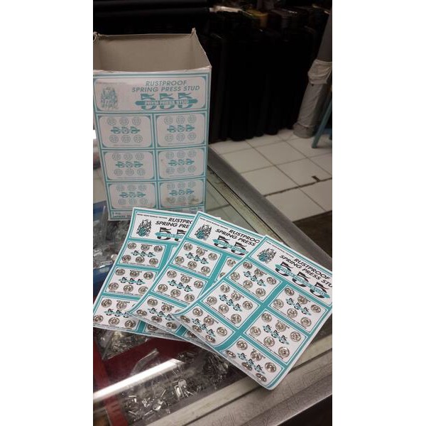 

Kancing Jepret Prym 555 Asli \U002Flembar 3Lusin Best Quality
