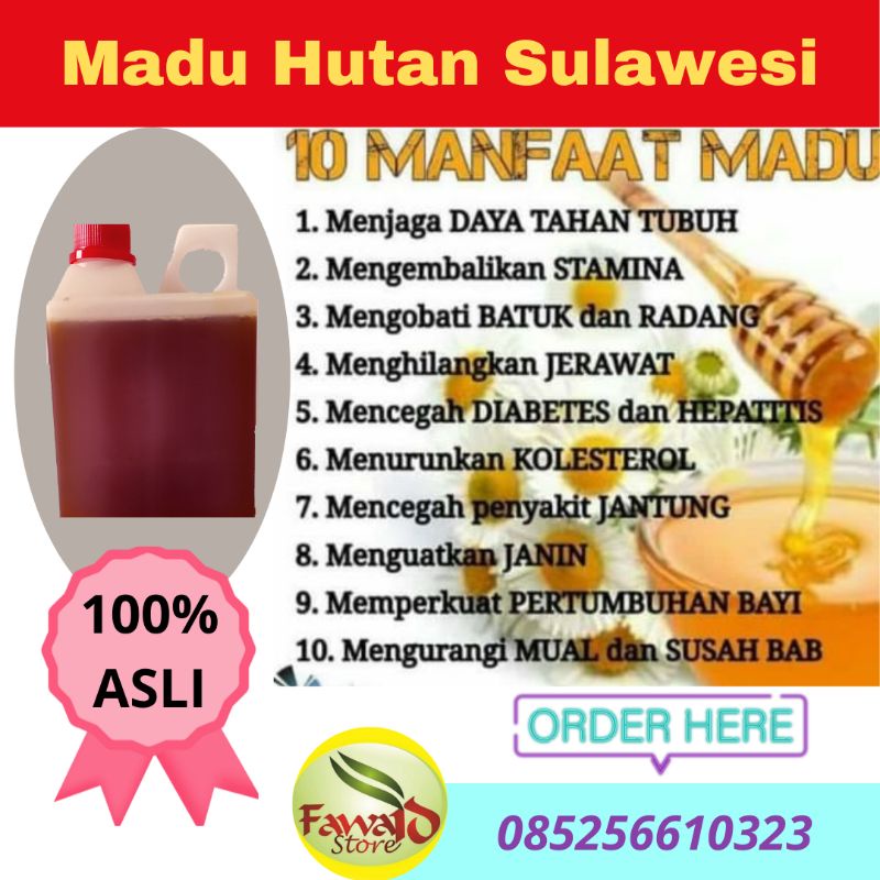 

Madu Hutan Asli Sulawesi