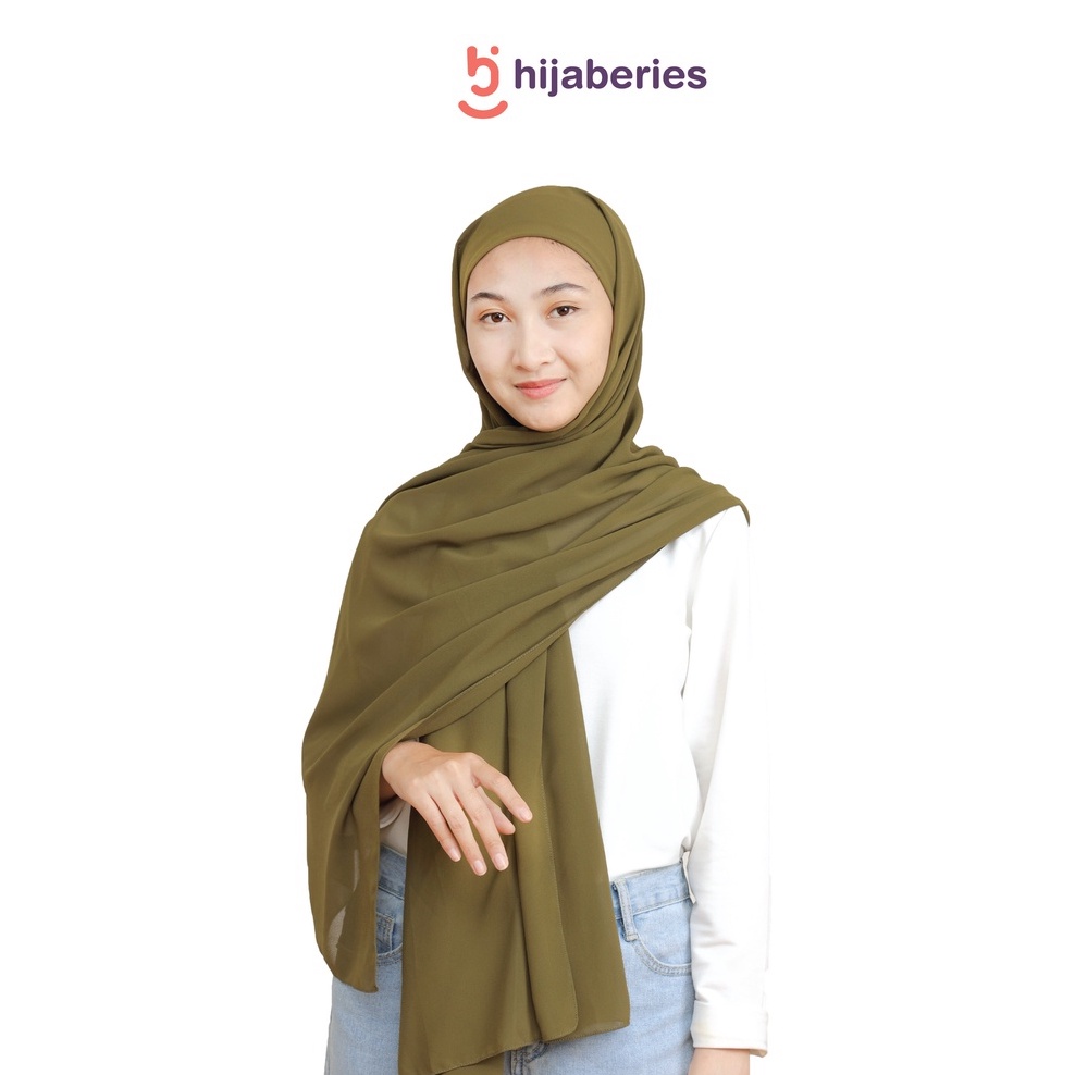 Malaka Pashmina Inner Hijaberies - Pashmina yang menyatu dengan Ciput-Army