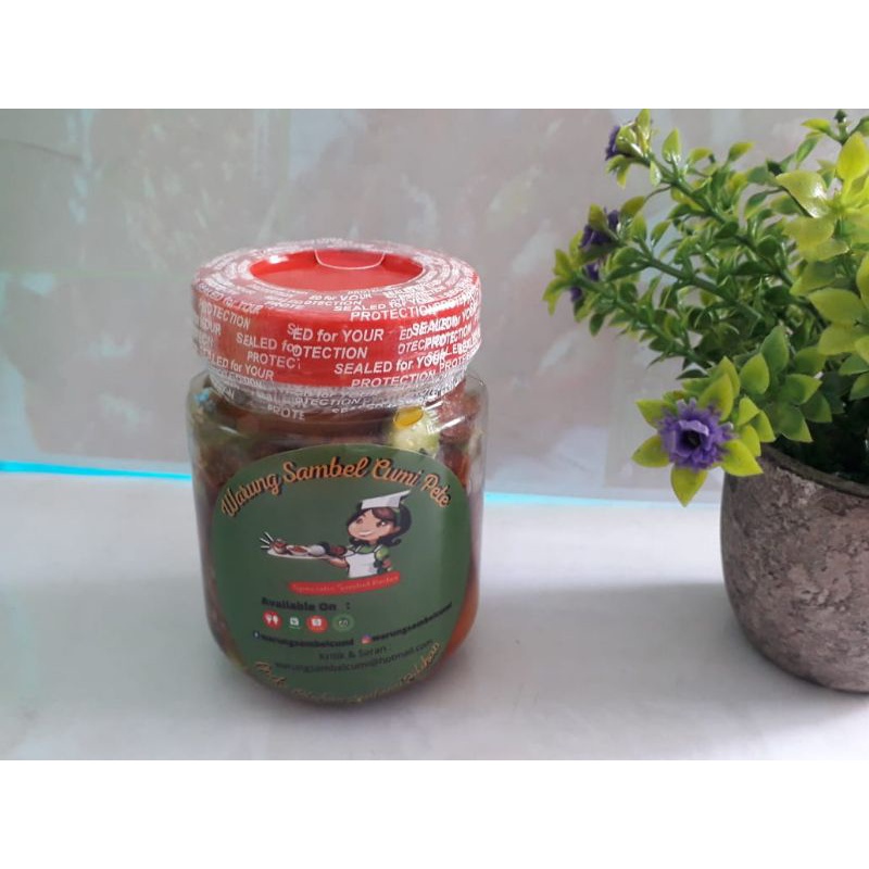 

sambal cumi original 150gram cumi pete cumi jengkol ekstra pedas