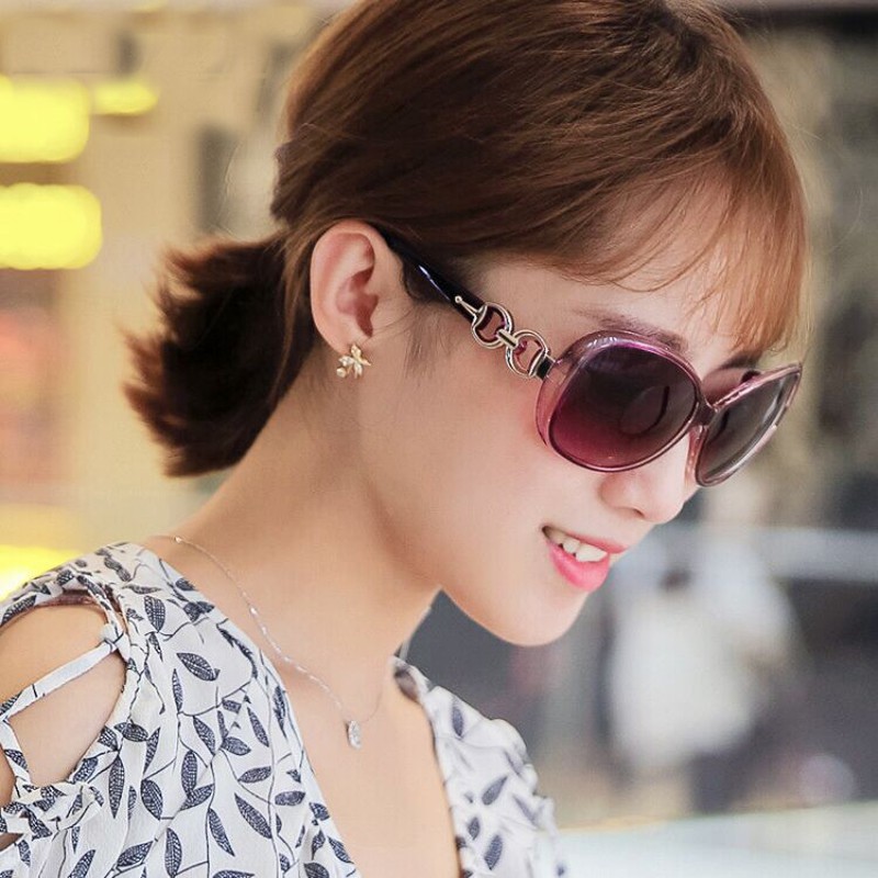 Sunglasses/Kacamata Wanita Gaya Korea Kacamata Fashion Kuil Logam Wanita/Pria unisex