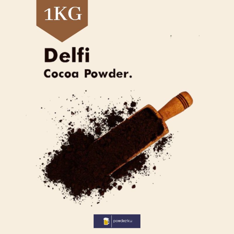 

ORIGINAL DELFI COCOA POWDER 1KG BUBUK COKLAT MURNI BERKUALITAS