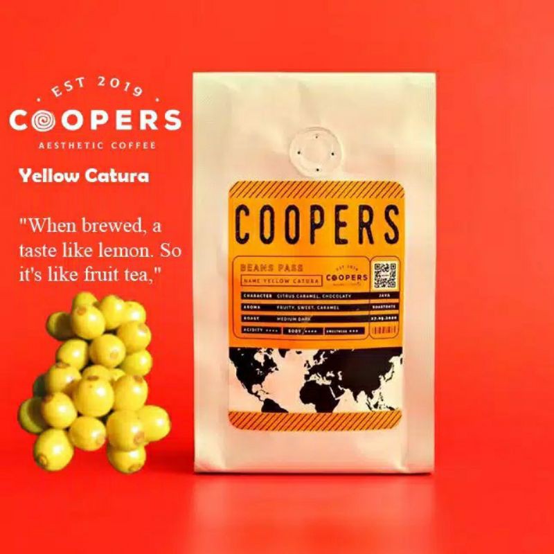 

KOPI ARABIKA YELLOW CATURA / COOPERS COFFEE