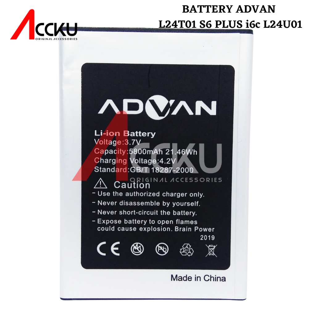 BATERAI ADVAN L24T01 BATTERY ADVAN S6 PLUS ORIGINAL 99