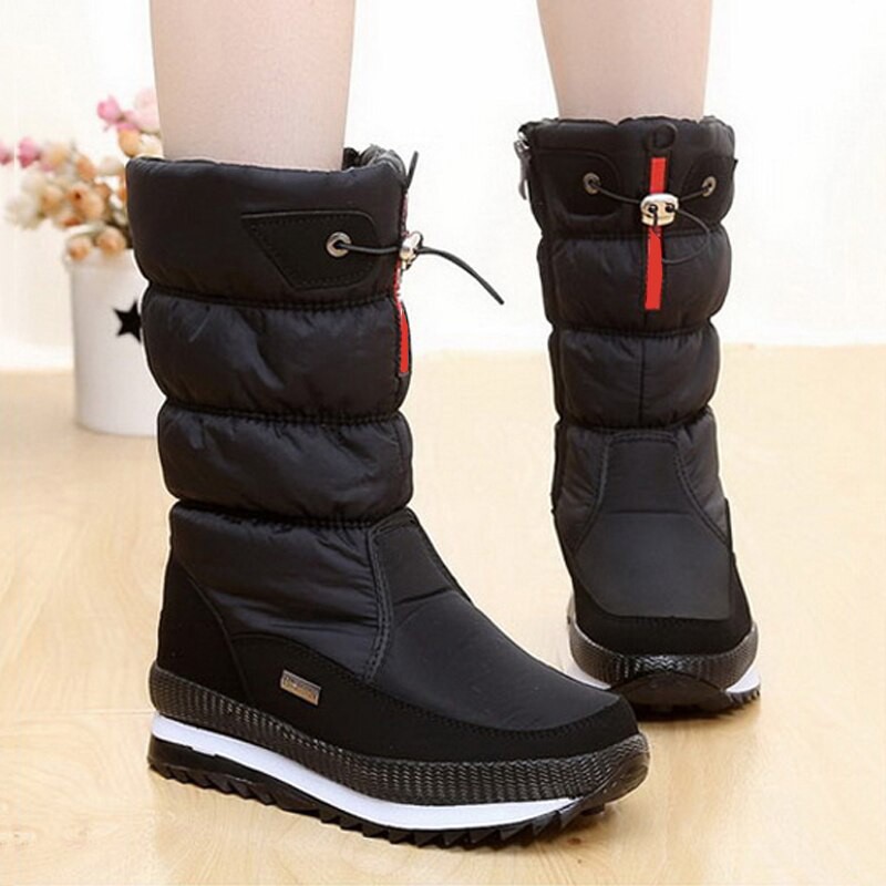 womens slip on boots winter