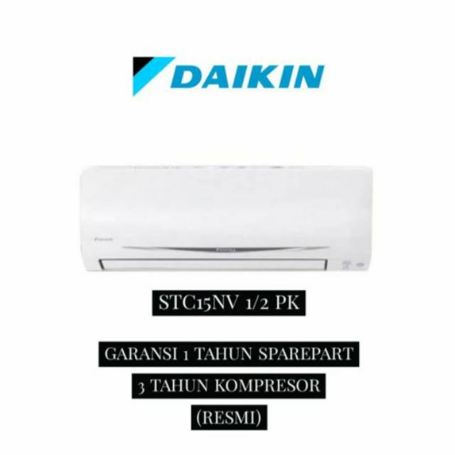 AC DAIKIN ½PK STC15NV (FTC15NV14+RC15NV14) - PALEMBANG - COD