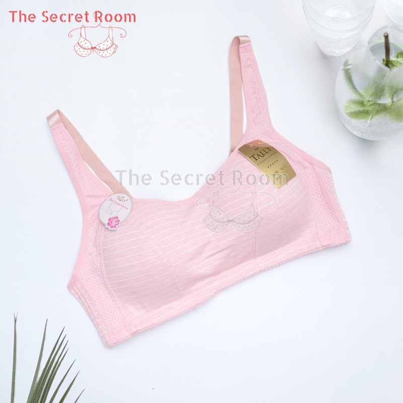 TALLY BRA BH 003 I TANPA KAWAT I BUSA TIPIS I CUP C | SIZE 36-42