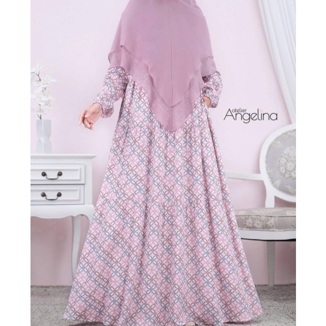 Atelier Angelina Bella Dress - Batik Kawung