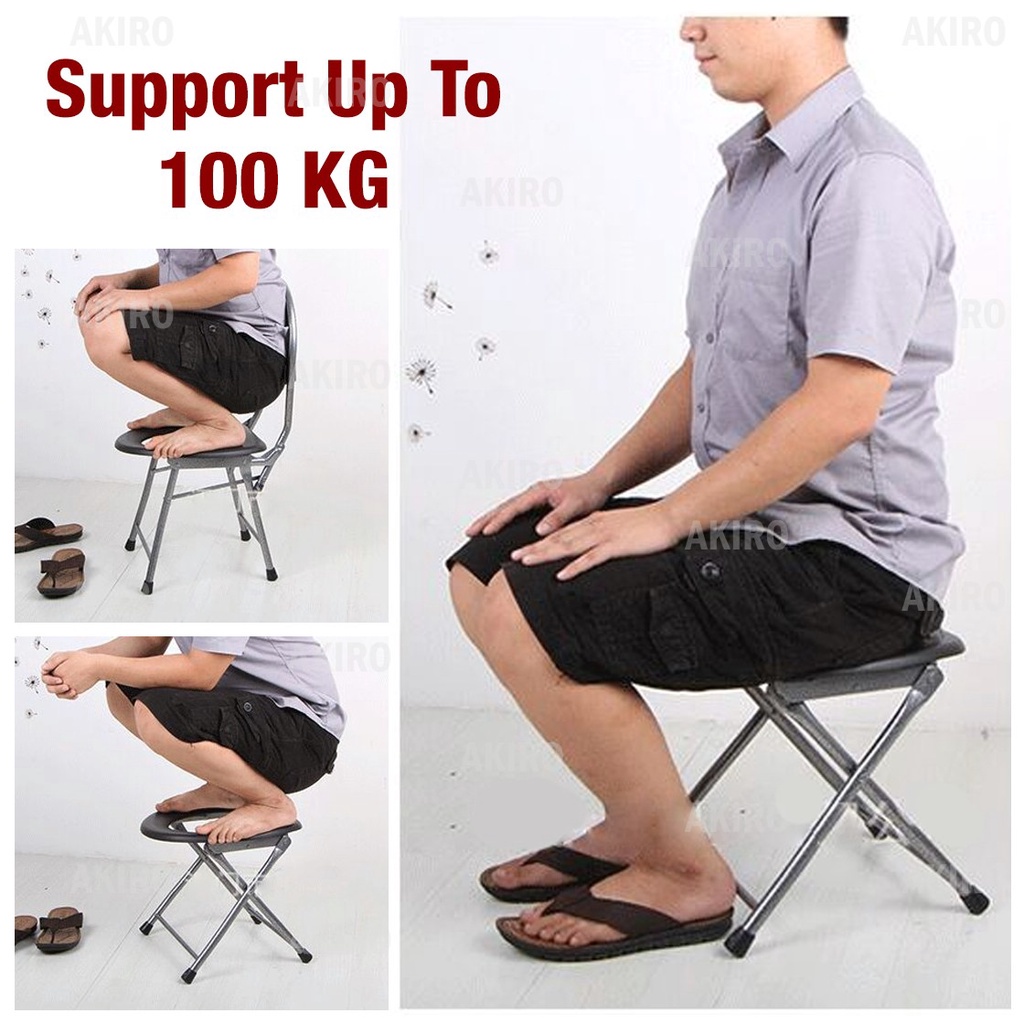 Kursi Toilet Bangku Toilet Lipat Bangku Toilet Bergerak Untuk Wanita Hamil Toilet Lansia Cacat Potty Chair Portable Foldable Chair Toilet Commode Medical Chair Old Folks Adult Pregnant Women Toilet Chair