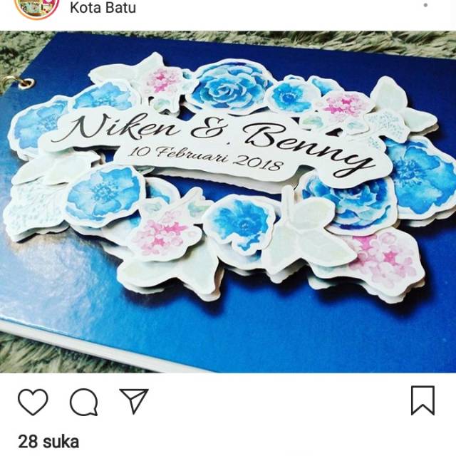 

BUKU TAMU PERNIKAHAN WATERCOLOR WEDDING GUESTBOOK CUSTOM POP UP TERMURAH