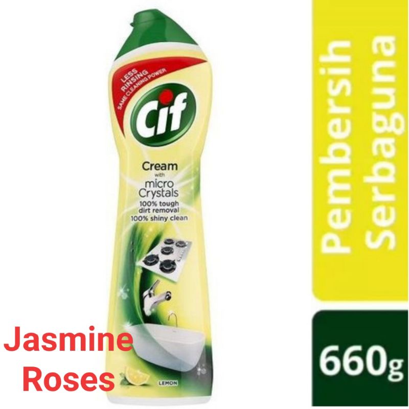 CIF Cream Lemon 660gr / CIF Lemon 660 gr / Pembersih Serbaguna / CIF Lemon 660ml