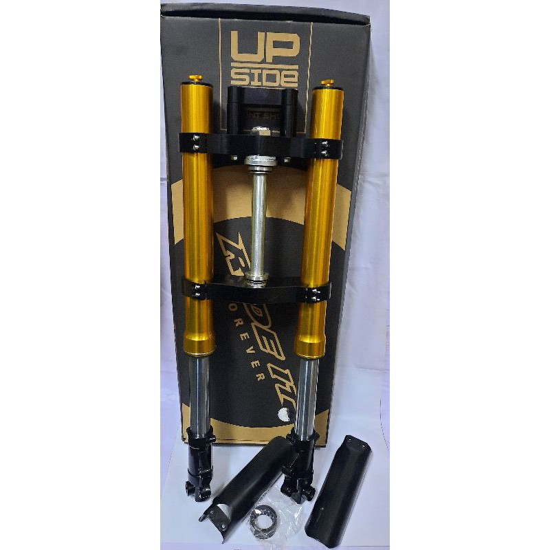 USD UP SIDE DOWN RIDE IT DEPAN/SHOCK DEPAN RACING TIGER CB150 VERZA MEGAPRO GL FULL CNC BISA DISETEL