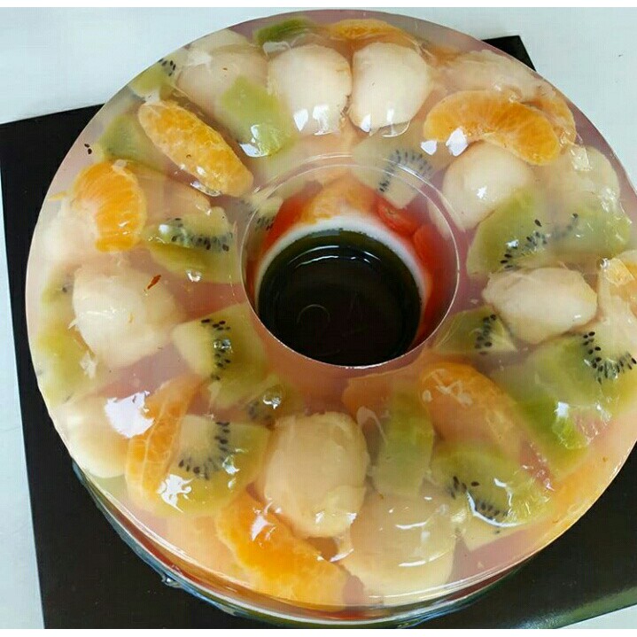 

PUDING BUAH CREAM COKLAT 25CM