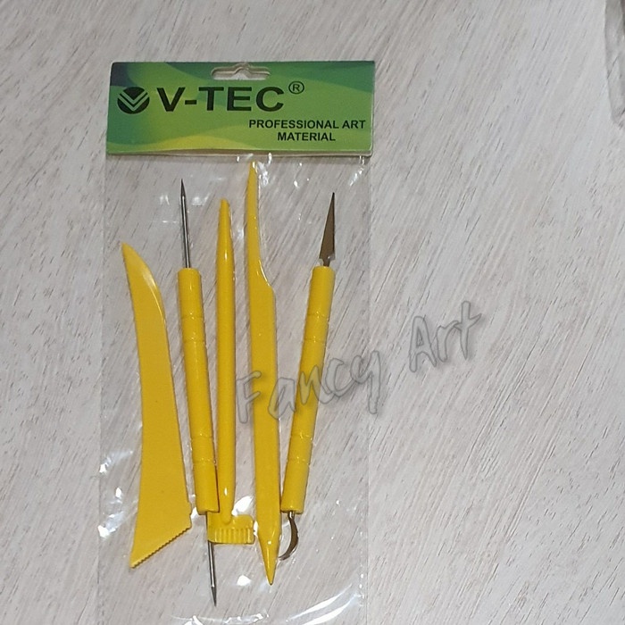 

UKIR-ALAT- V-TEC CLAY KNIFE / POTTERY SCULPTING ART CLAY TOOL - ALAT UKIR CUKIL -ALAT-UKIR.