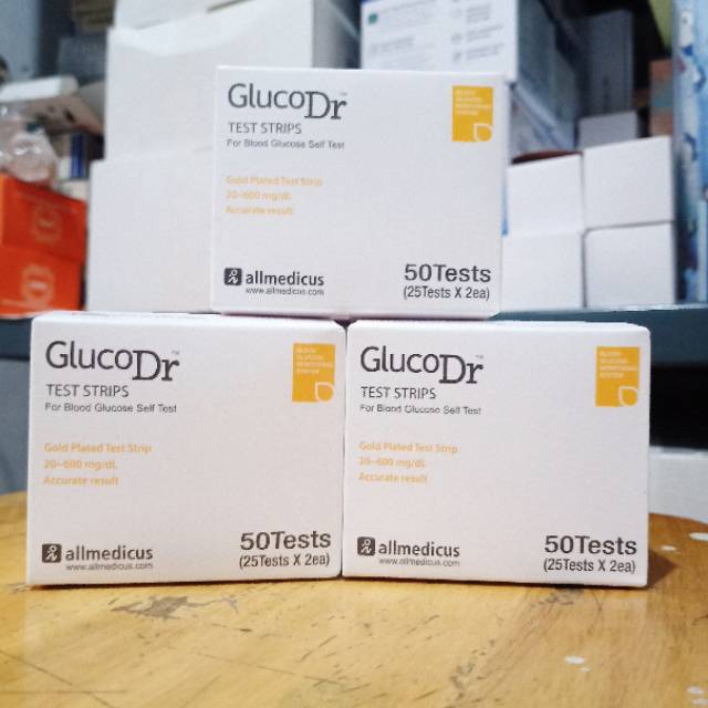 Strip GlucoDr Bio sensor Isi 50pcs