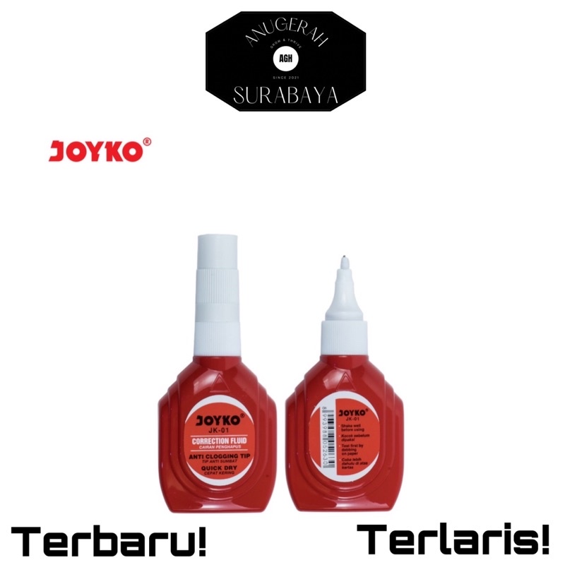 

Joyko JK-01 Correction Fluid / Cairan Penghapus / Tipe X / Stipo / Anugerah