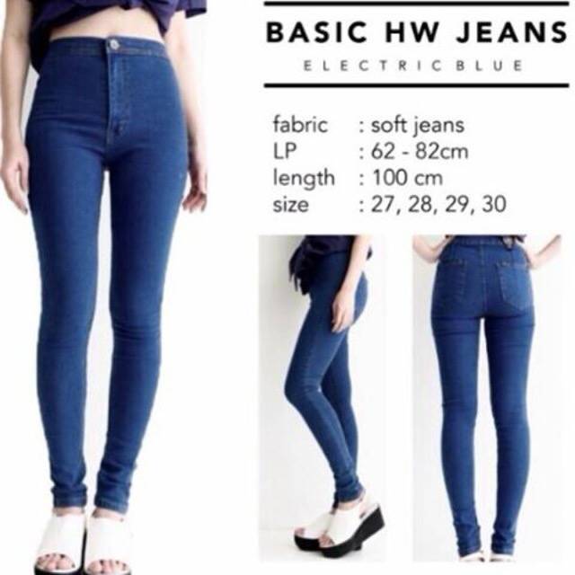 AFI - MC - Celana HW Jeans / Highwaist Jeans Wanita (Bahan Good Quality) ®