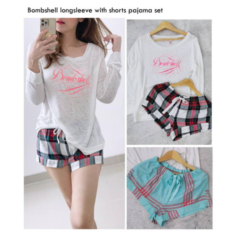 Setelan baju tidur wanita victoria Secret branded original