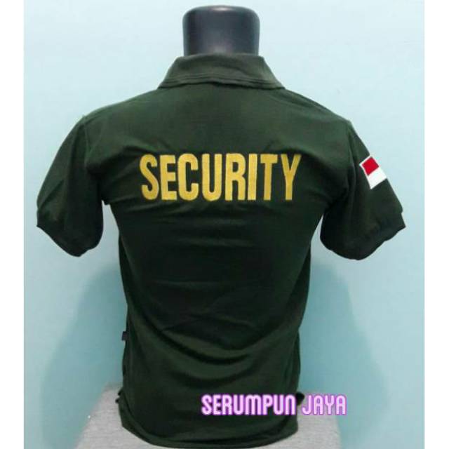 KAOS SECURITY TURN BACK CRIME WINGS - KAOS TBC SECURITY LOGO WINGS HIJAU ARMY FULL BORDIR