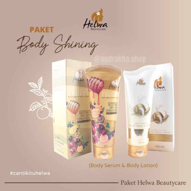 PAKET BODY SHINING HELWA BEAUTYCARE ORIGINAL | Shopee